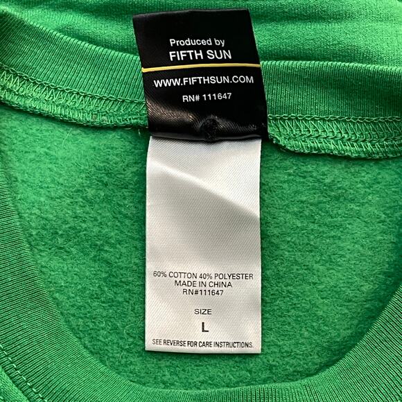 Fifth Sun Meowy and Bright Kittens Ugly Christmas Sweatshirt Size Large - Picture 5 of 5